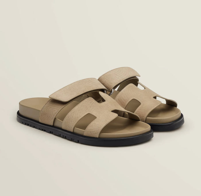 HRMS-Sandales Cuir H-Cut