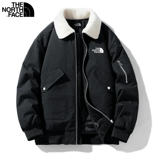 Veste d’hiver haut de gamme avec col en fourrure