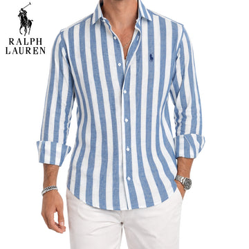 Chemise Rayee Casual Premium