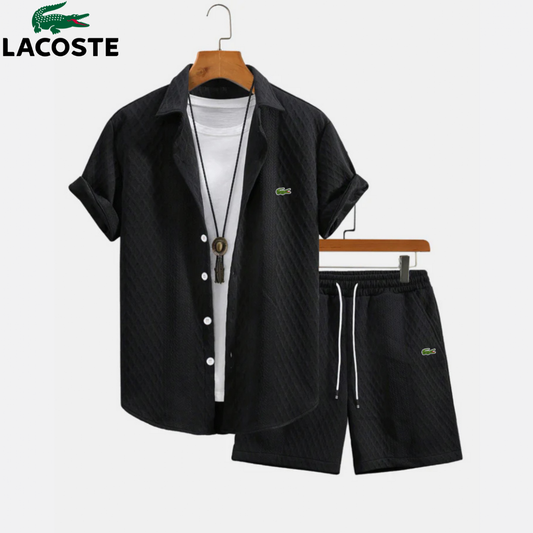 Ensemble Chemise & Short Homme Maille Losanges