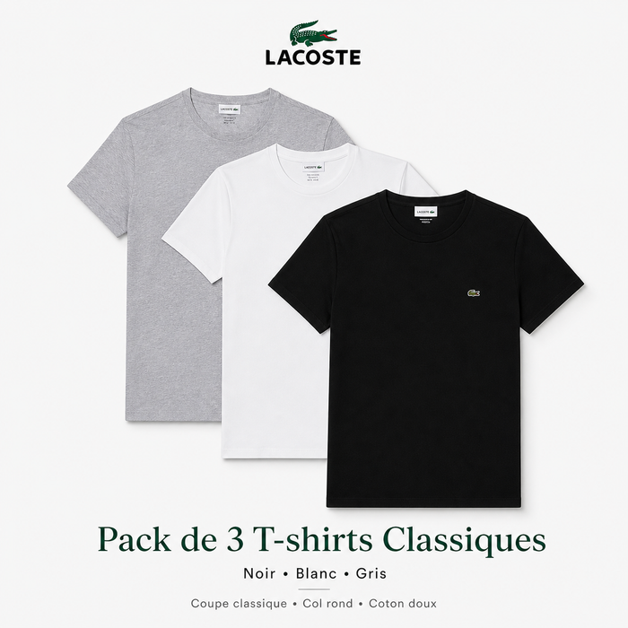 LC - Pack de 3 T-Shirts Classiques.