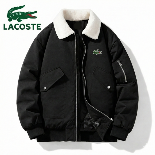 Veste d’hiver haut de gamme avec col en fourrure