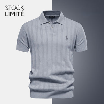 Polo Homme en Maille Texturée