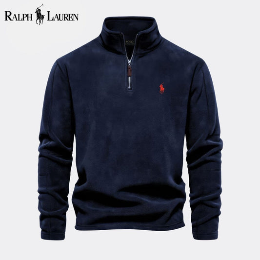 Pull en laine tricotée à torsades RL Prestige